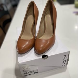 Aldo, terra-cotta color, all leather